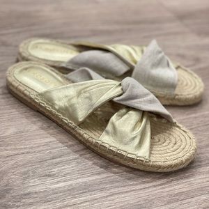 Aerosoles Paramus Leather Espadrille Sandals